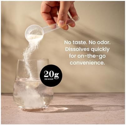 Coco March Silk Face Collagen – High-Absorption Molecular Collagen & Silk Sericin Protein – 20g Protein, No Taste, Dissolves Instantly – Supports Skin, Hair, Nails & Joint Health – 30-Day Supply