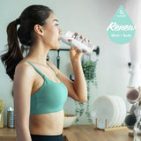 Sugar Free Electrolyte Water, Zero Calorie Hydration Drink, Refresh, Hydrate & Recover, Electrolytes+Vitamin B's + Focus, Comes in Eco-friendly Tetra Pak® packages (Peach, 12 Packs)