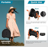 Upgrade Retractable Portable Toilet Travel Toilet Adjustable Height Camping Toilet Portable Potty for Adults Kids, Foldable Portable Toilet for Camping/Car