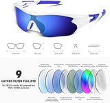 BEACOOL Polarized Sports Sunglasses for Men Women Youth Baseball Cycling Running Driving Fishing Golf Motorcycle TAC Glasses