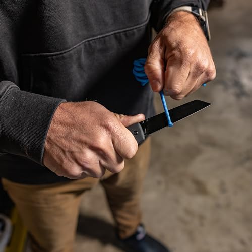 Gerber Gear Pledge Pocket Knife with Pocket Clip - 3.7" Full Panel Plain Edge Blade Folding Knife - EDC Gear and Equipment - Omni Gray