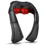 iKristin Shiatsu Massager with Heat - 3D Kneading for Neck, Back, Shoulder, Foot & Leg - Deep Tissue Massage for Home & Office - Men & Women