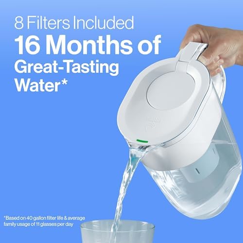 Brita Standard Water Filter for Pitchers and Dispensers, BPA-Free, Reduces Copper, Cadmium and Mercury Impurities, Lasts Two Months or 40 Gallons, Includes 2 Filters