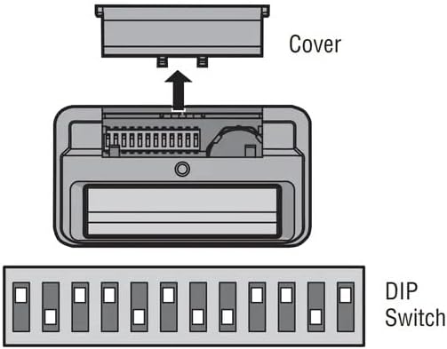 LiftMaster 811LMX 12-Code Switch Gate Remote Replaces The 811LM - Security+ 2.0 - Not for Garage Openers