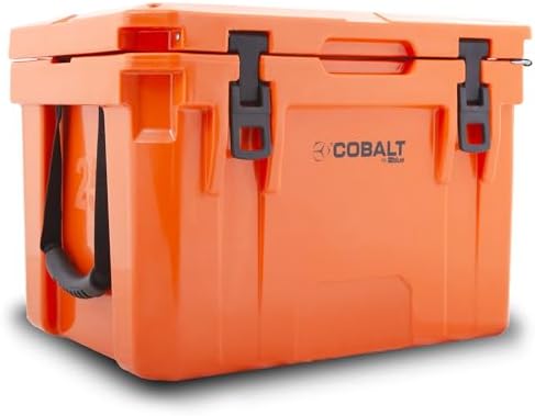 Cobalt 25 Quart Roto-Molded Super Ice Cooler | Large Ice Chest Holds Ice Up to 3 Days |
