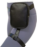 Larswon Women's Waist Pack, Black, Small