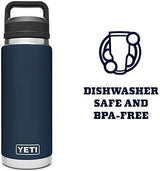 YETI Rambler 26 oz Bottle, Vacuum Insulated, Leakproof, Stainless Steel with Chug Cap