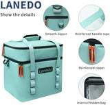 Lisa Lunch Soft Cooler 20/36 Can, Insulated Bag Portable Ice Chest Box for Lunch, Beach, Drink, Beverage, Travel, Camping, Picnic, Car, Trips, Cooler Leak-Proof