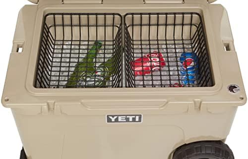 2-Pack Basket for YETI Tundra Haul, Double Rack for Storage, Dry-Goods Basket for YETI Wheeled Coolers (Cooler NOT Included)