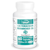 Supersmart - Lactobacillus Rhamnosus GG 10 Billion CFU per Day (LGG Probiotic with Inulin) - Digestive & Immune Support - Vaginal Flora Health | Non-GMO & Gluten Free - 60 DR Capsules