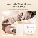 OCOOPA AI Magnetic Hand Warmers Rechargeable 2 Pack, 5000mAh Ultra-Thin Electric Glove Heater Handwarmer,UL Certified, Men Women Gifts for Christmas,Birthday,Winter Essentials,UT4 Young