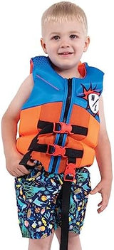 HyperLite Elite Kids Life Jacket, US Coast Guard Approved, Great for Any Water Sports Activity Including Boating, Paddle & Swimming