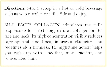 Coco March Silk Face Collagen – High-Absorption Molecular Collagen & Silk Sericin Protein – 20g Protein, No Taste, Dissolves Instantly – Supports Skin, Hair, Nails & Joint Health – 30-Day Supply