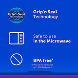 Ziploc Gallon Food Storage Freezer Bags, Stay Open Design with Stand-Up Bottom, Easy to Fill, 132 Bags Total