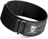 Gymreapers Quick Locking Weightlifting Belt for Bodybuilding, Powerlifting, Cross Training - 4 Inch Neoprene with Metal Buckle - Adjustable Olympic Lifting Back Support