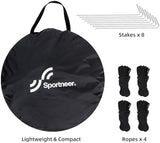 Sportneer Sports Tent, 1 Person Tent Sports Tents for Parents for Cold Day Lightweight Portable Pop Up Tent for Sports Event, Protection from Cold Wind and Rain