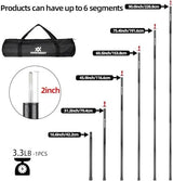 Tent Poles for Tarp, AVOFOREST Camping Tent Tarps Poles Adjustable Camping Accessories 90in Heavy Duty Poles Thicker Tent Pole with a Diameter of 0.98in for Backpacking Hiking Awning