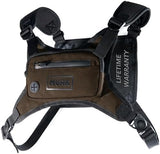 MVRK Water Resistant Chest Pack - Running Vest for Workouts, Running Phone Holder Extra Storage, Lightweight Running Pack