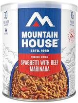 Mountain House Classic Spaghetti with Meat Sauce | Freeze Dried Survival & Emergency Food | #10 Can