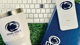 Penn State Stickers (14 Piece) Penn State University Gifts for Men Football Fans for Car Laptop Water Bottle + 2 Large PSU Nittany Lions Car Decals, 10 Water Bottle Size, 2 Keyboard Size