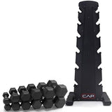 CAP Barbell Dumbbell Set with Rack | Multiple Options in 150lbs and 210lbs