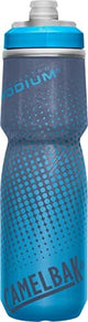 CamelBak Podium Chill Insulated Bike Water Bottle - Easy Squeeze Bottle - Fits Most Bike Cages - 24oz, Blue Dot
