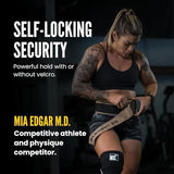 Self-Locking Weight Lifting Belt - Premium Weightlifting Belt for Serious Functional Fitness, Weight Lifting, and Olympic Lifting Athletes - Lifting Support for Men and Women - Deadlift Training Belt