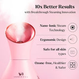 Facial Steamer Spa Kit with Complimentary 17 Skin Care Tools | Face Steamer for Facial Deep Cleaning with Towel Warmer & Humidifier Mode| Self Care Spa Gifts for Women, Mothers Day Gifts for Mom
