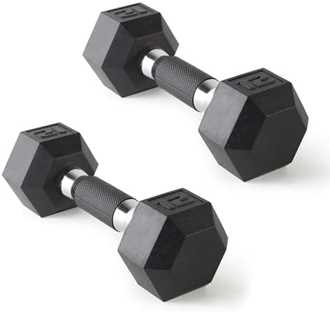 CAP Barbell Coated Dumbbell Weight | Multiple Options Pairs & Sets