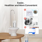 Water Dispenser for 5 Gallon Bottle - Drinking Water Dispenser, Automatic Water Jug Dispenser, Electric 2-5 Gallon Water Pump with USB Rechargeable and 2 Switch Control for Home, Office, Camping