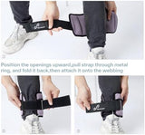 Sportneer Adjustable Ankle Weights 1 Pair 2 4 6 8 10 Lbs Leg Weight Straps for Women Men, Weighted Ankle Weights Set for Gym,Fitness, Workout,Walking, Jogging,1-5 lbs Each Ankle, 1 Pair 2-10 lbs