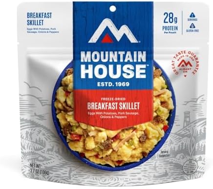 Mountain House Breakfast Skillet | Freeze Dried Backpacking & Camping Food | 6-Pack | Gluten-Free