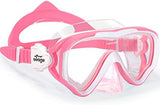 Seago Kids Swim Goggles Snorkel Diving Mask for Youth(5-15), Anti-Fog 180° Clear View