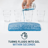 Lunderg Toilet Liners with Super Absorbent Pads - Value Pack 20 Count Universal Fit - Disposable Toilet Bags to Convert any Home, Boat or Camping WC into a Dry Flush - Emergency must have