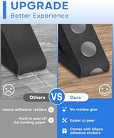 3Packs Air Conditioner Foam Tape with Adhesive, 1''X1''X 6.5 Ft Window Weather Stripping, High Resilience Ac Window Seal Kit Foam Insulation for Winter Summer (6.5ft X 3 Rolls, Black)