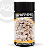 HCF A20 Microbead Brain Health Supplements for Adults for Memory, Focus, Calm, Mood, Alertness, Attention, Vision, Sleep, Immune System, 20 Premium Nootropic Nutrients Multivitamin & 7 Advances® Tech