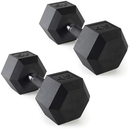 CAP Barbell Coated Dumbbell Weight | Multiple Options Pairs & Sets