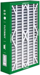 Filterbuy 16x28x6 Air Filter MERV 8 Dust Defense (2-Pack), Pleated HVAC AC Furnace Air Filters Replacement for Aprilaire Space-Gard 401/2400 & Lennox (Actual Size: 15.50 x 26.88 x 6.00 Inches)