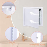 Suteck Plastic Access Panel for Drywall Ceiling 16 x 16 Inch Reinforced Plumbing Wall Access Doors Removable Hinged White