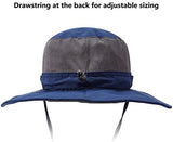 BASSDASH UPF 50+ Sun Fishing Hat Water Resistant with Detachable Neck Flap