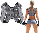 Prodigen Weighted Vest for Women and Men 8 12 16 20 25 30 Lbs with Reflective Stripe and Double Adjustable Buckle Straps Weight Vests for Strength Training, Jogging, Cardio, Weight Loss