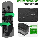 Golf Travel Bags for Airlines with Adjustable Support Rod and Detachable Shoulder Straps, Soft Foldable Golf Club Travel Covers, 900D Heavy Duty Oxford -Universal Size