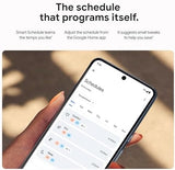 Google Nest Learning Thermostat (4th Gen, 2024) with Nest Temperature Sensor - Energy Saving Smart Thermostat with Adaptive Eco - Works with Alexa and Google Home App - Polished Obsidian