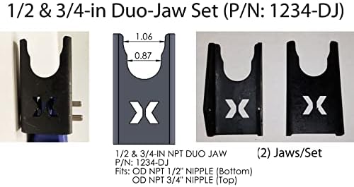 QC-Mate by XBoom Coupler (1/2" & 3/4" Duo-Jaw Set, 12” QC-Mate Clamp)