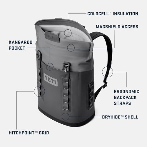 YETI Hopper M Series Backpack Soft Sided Coolers with MagShield Access