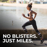 Wrightsock CoolMesh II Tab Running Socks for Men and Women – Eco-Friendly Anti Blister Socks - American Made