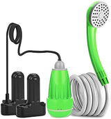 innhom Portable Shower Camping Shower Outdoor Camp Shower Pump, Electric Rechargeable Portable Camping Shower, Powered by Rechargeable Battery