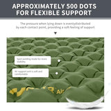 Naturehike 25oz Ultralight Sleeping Pad, Insulated Inflatable Sleeping Pad 4.6R, Lightweight Sleeping Mat for Camping, Hiking, Backpacking, with Air Pump Sack