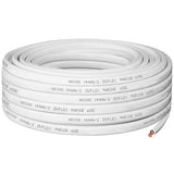 14 Gauge Marine Wire,100ft 14 AWG Duplex Marine Grade Wire Tinned Copper Boat Electrical Cable for Boat/Automotive/RV/Camper/Trailer Outdoor Use