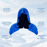 4 Pack Cooling Hoodie Towels for Neck and Face, UPF 50 Sun Protection & Instant Cooling, Ice Towels for Hot Weather, Soft Breathable Towel for Sport, Work Out, Gym, Camping & More Activities
